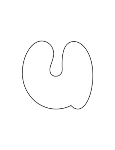 Lowercase Bubble Letter U Coloring Pdf, Free Vectors File